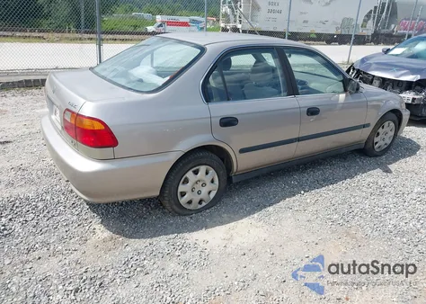 2000 Honda Civic Lx z USA, uszkodzony, nr VIN 1HGEJ6574YL031890